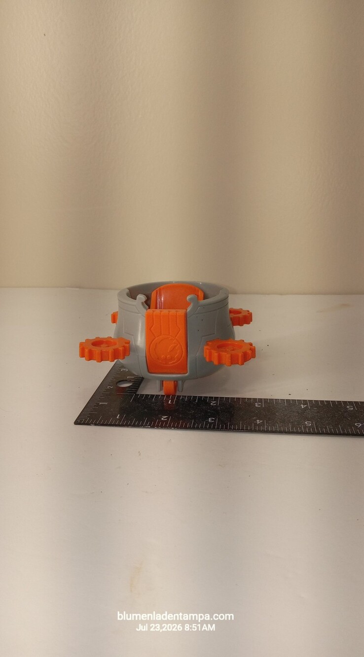 Despicable Me Minion Made Rolling Gear Vehicle Toy Grey Orange